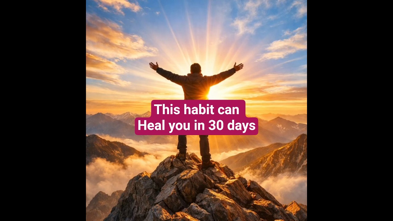 This habit can heal you in 30 days/how i heal my self/how your mind can heal your body