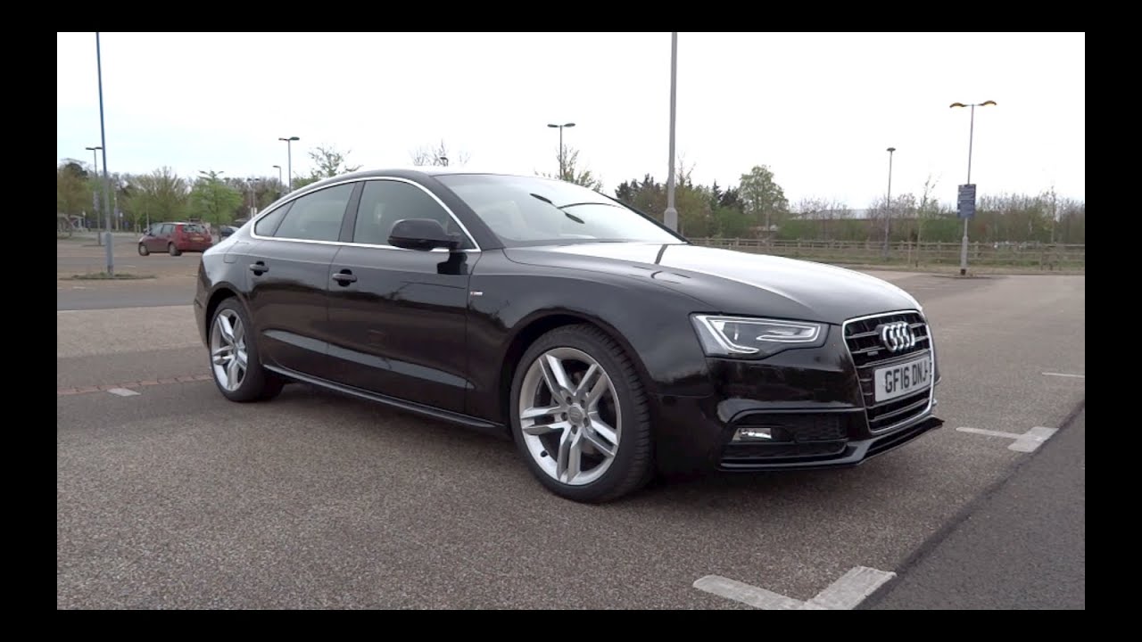 2016 Audi A5 Sportback 2.0 TDI 190 quattro S line Start-Up and Full Vehicle Tour