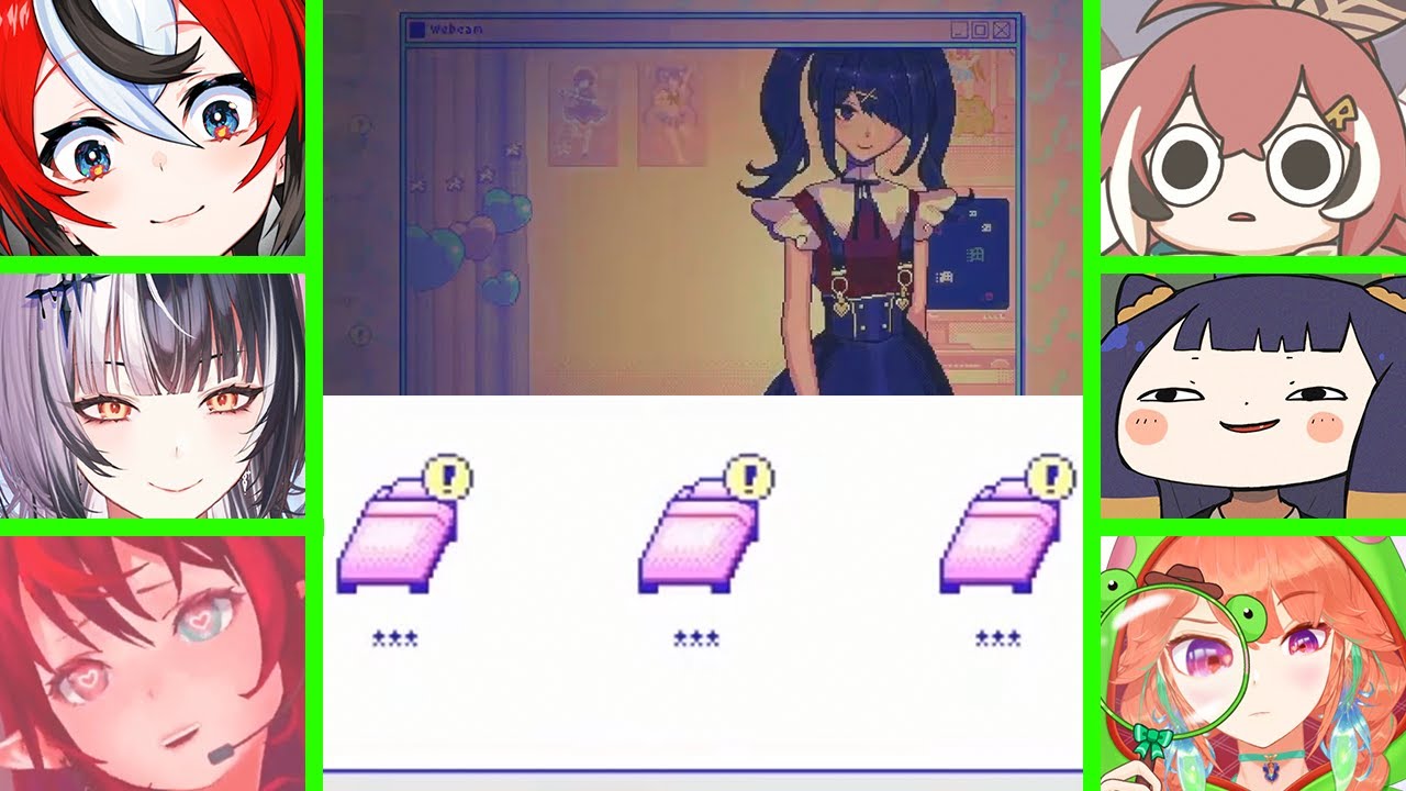 Hololive Girls Reaction To The Bed Option In Needy Streamer Overload [ Hololive EN ]