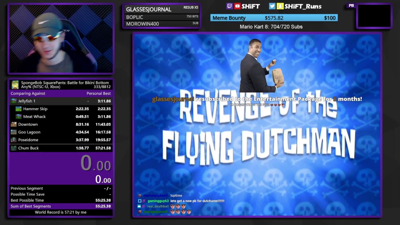 Post-BFBB WR Revenge of the Flying Dutchman 100% Run