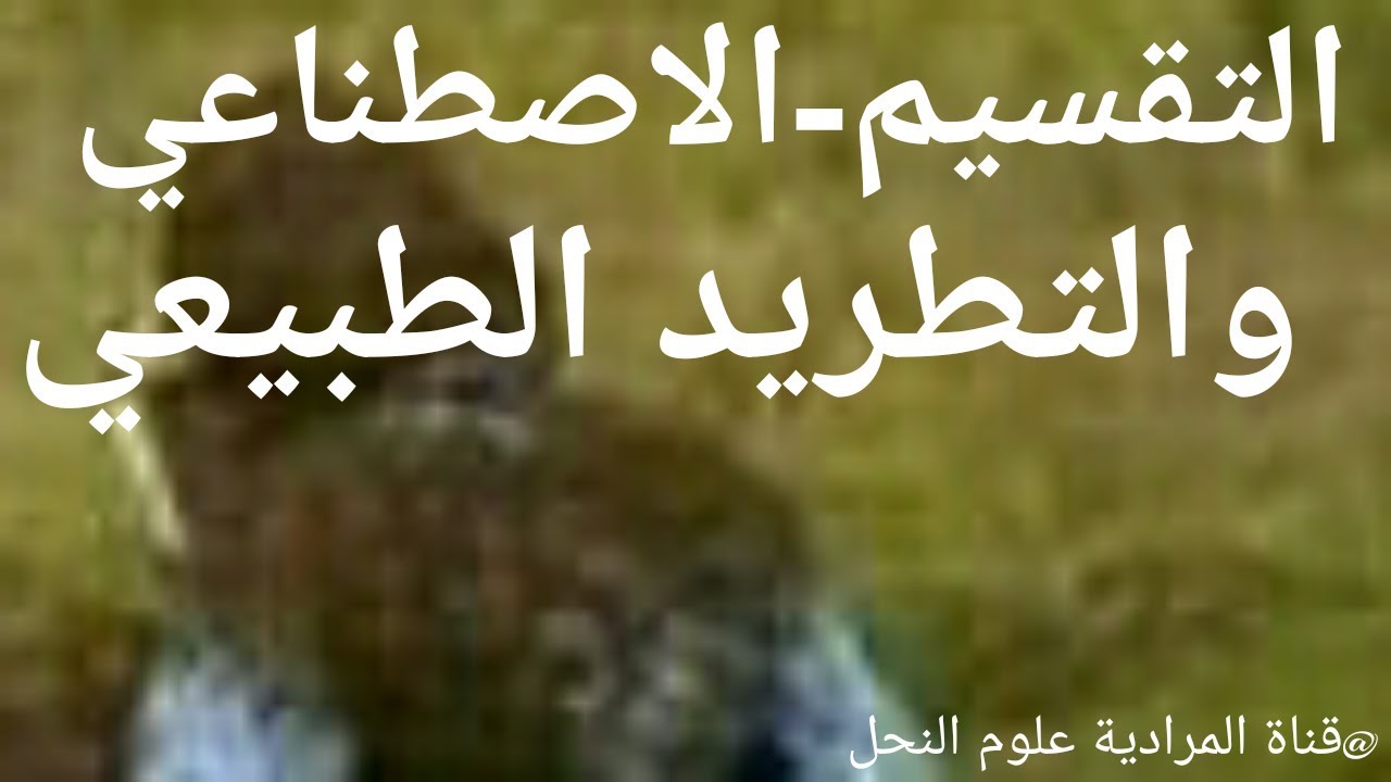 ماهو الأفضل التقسيم أم التطريد الطبيعي !؟