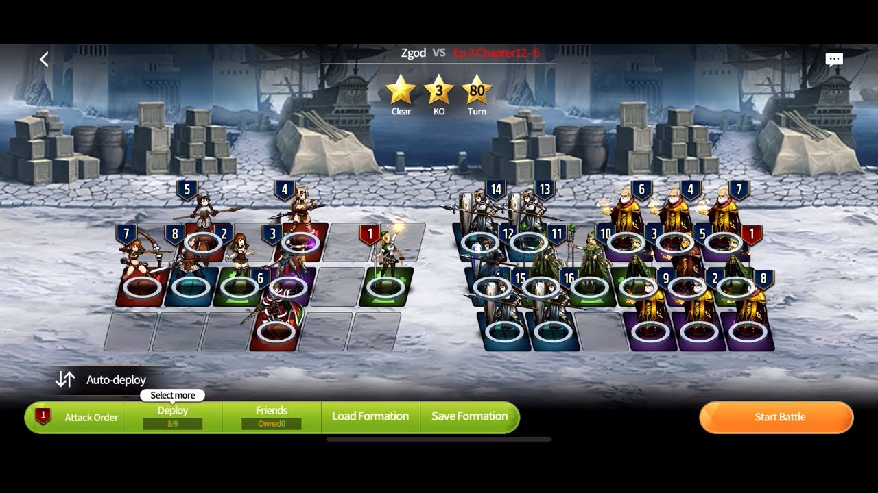 BraveNine Story - Normal 12-6 Perfect Win