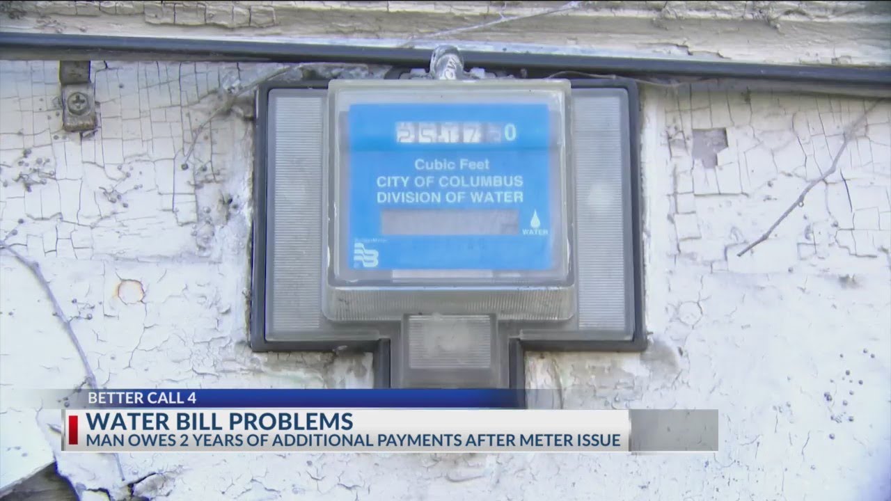Why a Columbus man owes two years of water bills after consumption meter issue