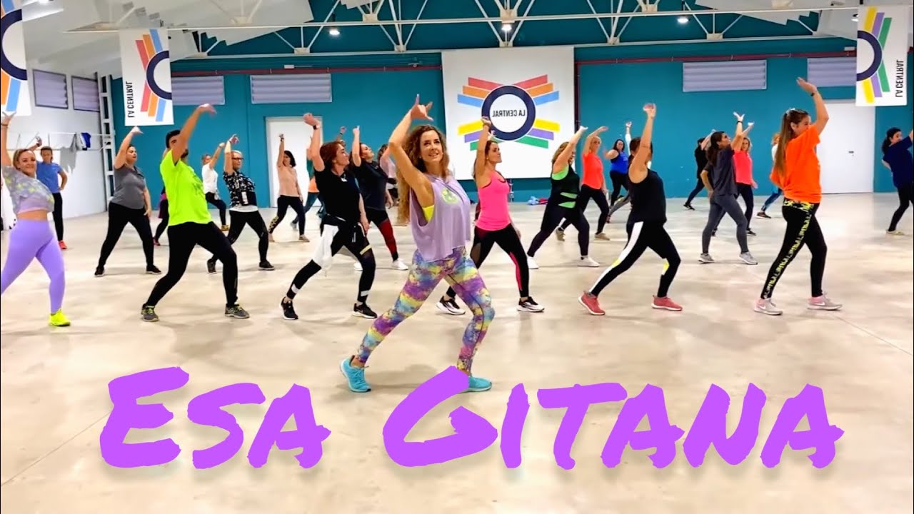 Esa Gitana Zumba - Pakito el Nely Coreografía por María Carvajal #zumba #gitana #flamenco