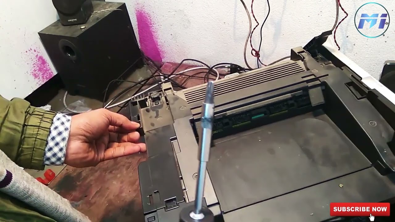 How To Change Canon Printer Adf Hinges MF4412/MF4410/MF232/MF244/MF241D/LBP151 PRINTER