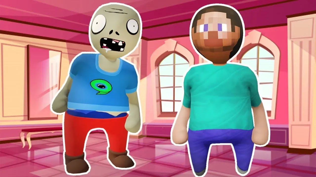 ZOMBİK VE STEVE BİLMECE OYUNUNDA 😱 Human Fall Flat