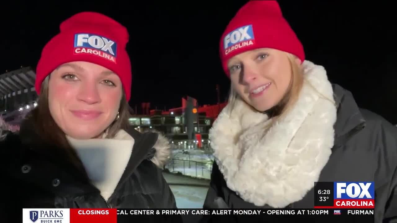Palmetto Sports Team shares winter weather update from Clemson football's Memorial Stadium