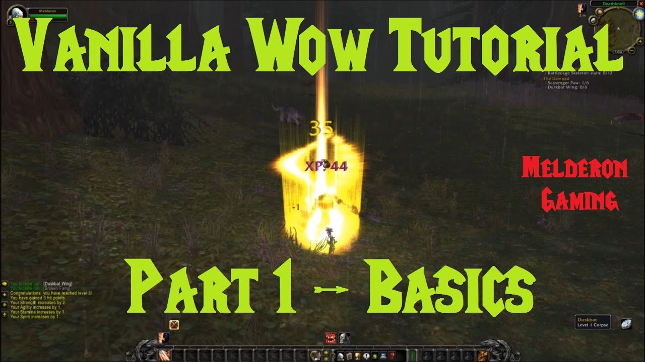 Classic/Vanilla WOW Tutorial - Part 1 - Basics