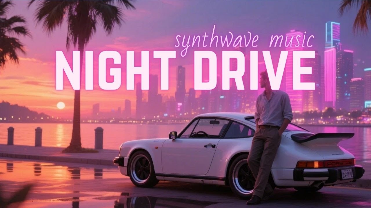 Night Drive Synthwave 🌌 | Retro 80s Background Music, Chillwave Vibes