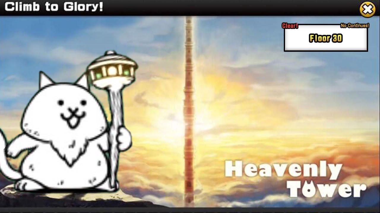battle cat heavenly tower : hermit cat !