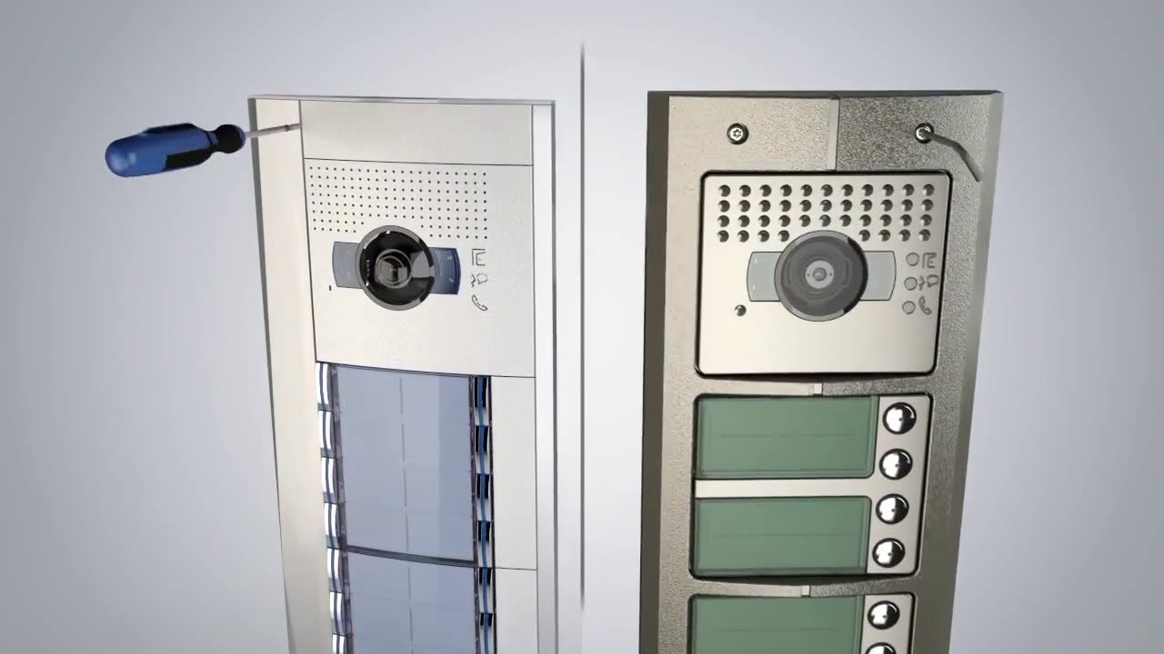 New Bticino SFERA entrance panels