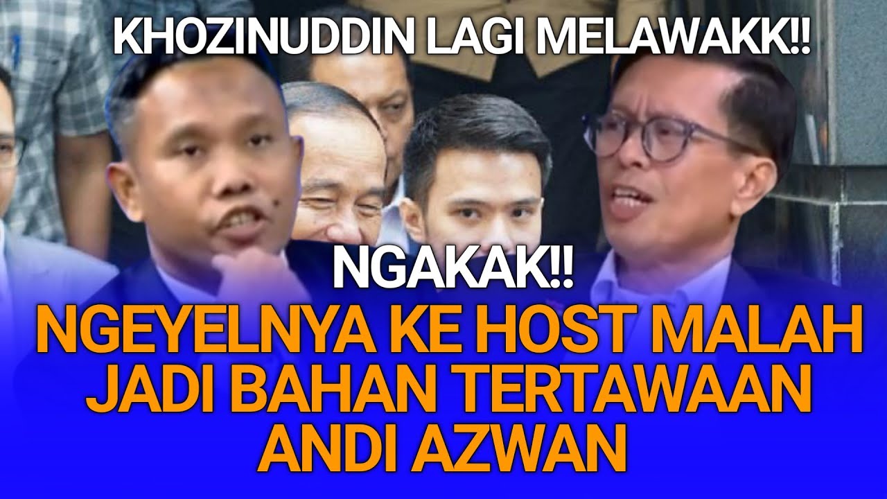 NGAKAK!NGEYELNYA KE HOST MALAH JADI BAHAN TERTAWAAN ANDI AZWAN 
