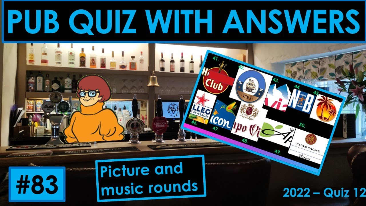 #83 PUB QUIZ. Music, picture and connection rounds