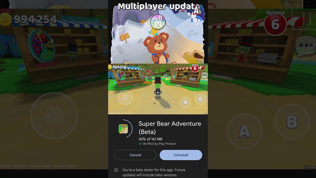 AKHIRNYA BISA MABAR! #superbearadventure #multiplayer #update