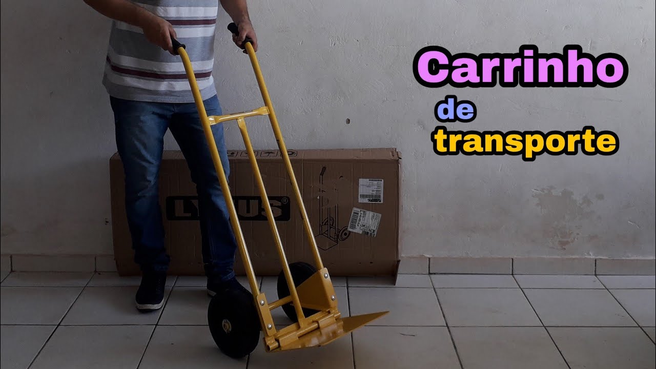 Carrinho de transporte Lynus A- 200 D unboxing