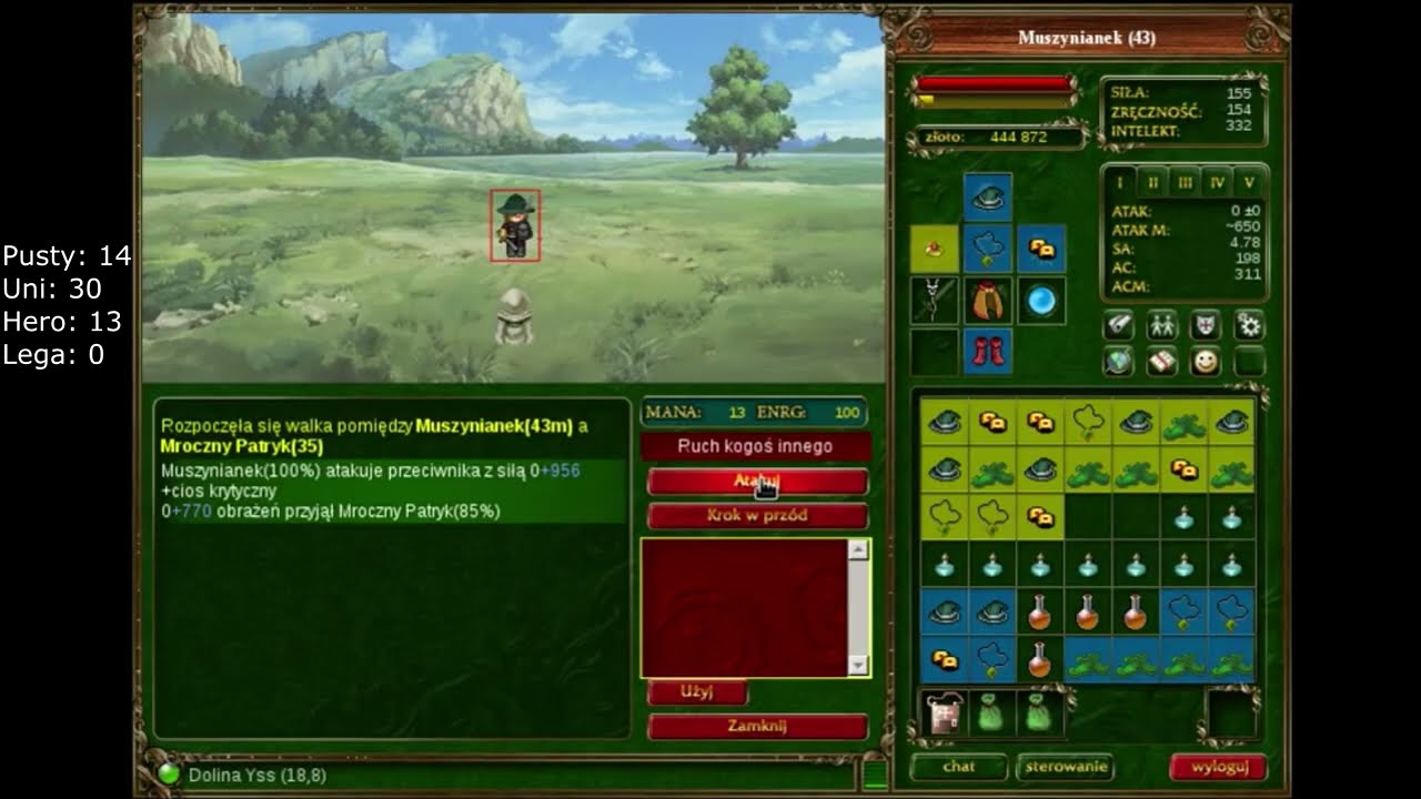 Old Margonem - Mroczny Patryk vs Mag