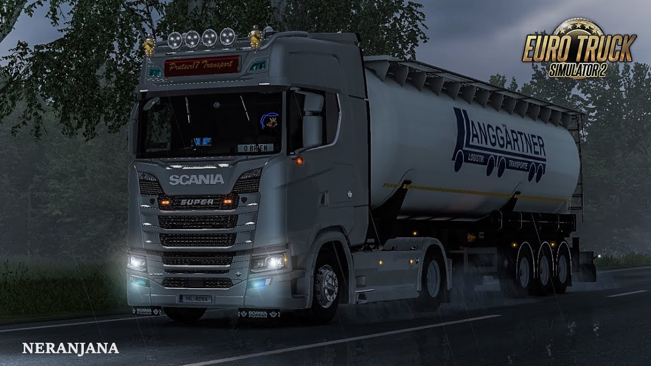 ETS 2 Mod | Realistic Rain & Thunder Sounds V1.8 [ETS2 v1.35]