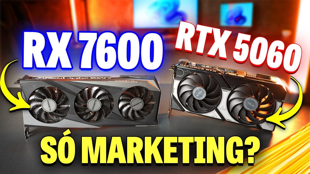 RX 7600 vs RTX 5060! TE AJUDANDO A NÃO SER Troux@