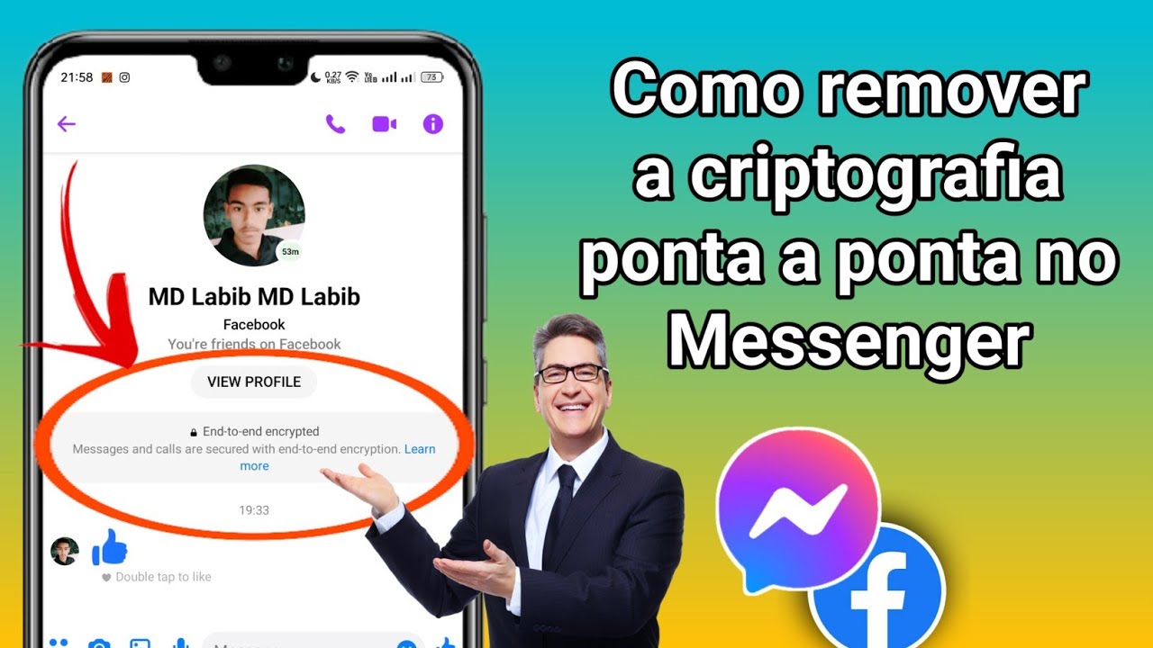 Como desativar a criptografia de ponta a ponta no Messenger...