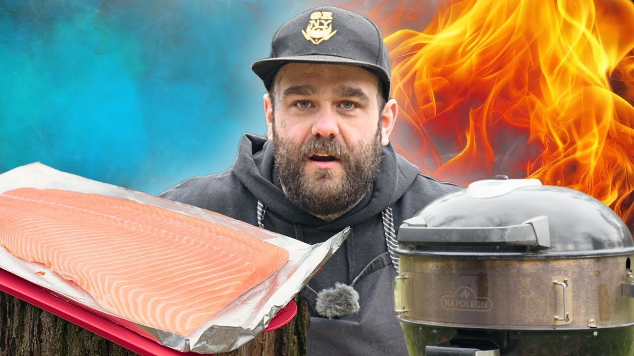 DOKONALOST! 😍 Losos na grilu - jednoduchý návod, jak připravit a zaudit celý filet lososa na grilu
