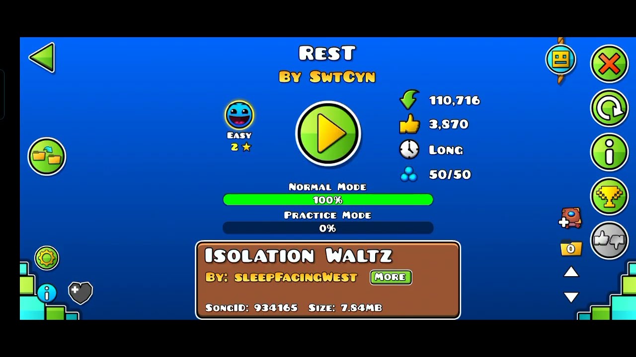 El Rey Papioso jugando Geometry dash de nuevo 