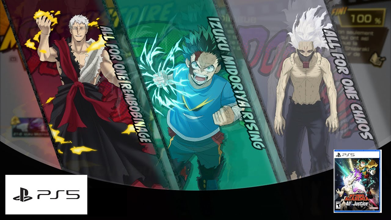 MY HERO ACADEMIA All’s Justice ALL CHARACTERS PS5 Gameplay