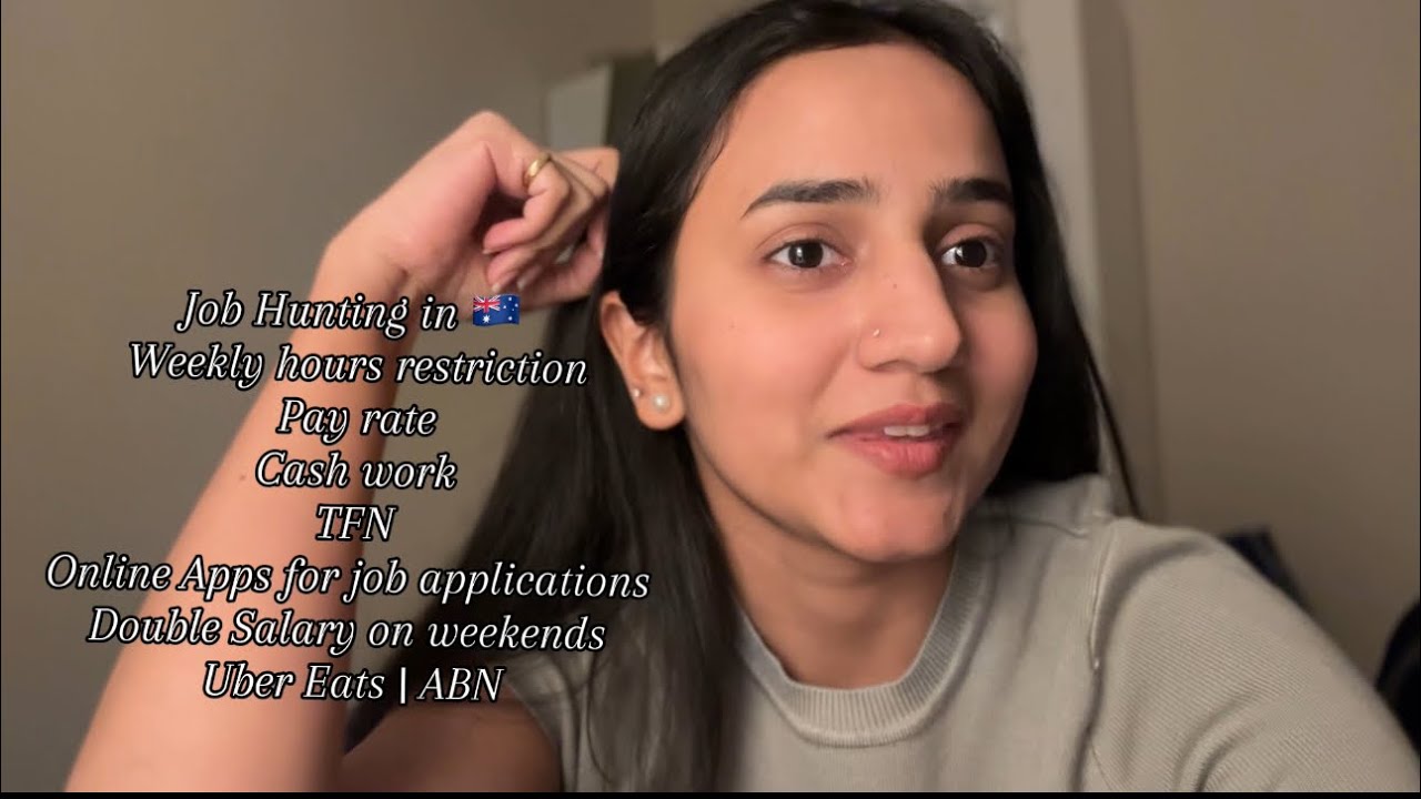 Job Hunting in Australia as an International Student | Pay rate | Double Pay | Uber eats.