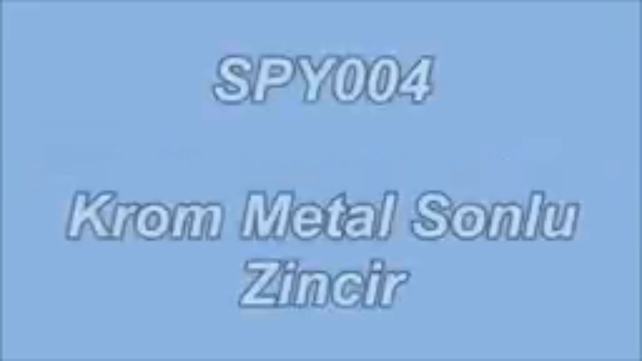 SPY004 - Krom Metal Sonlu Zincir