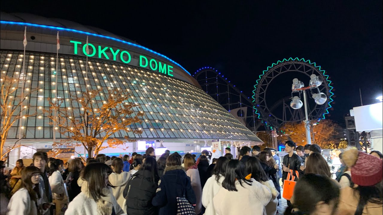 トリエー AAA DOME TOUR 2019 ＋PLUS @ TOKYO DOME 東京ドーム DAY3 2019/12/8 場外の現地映像