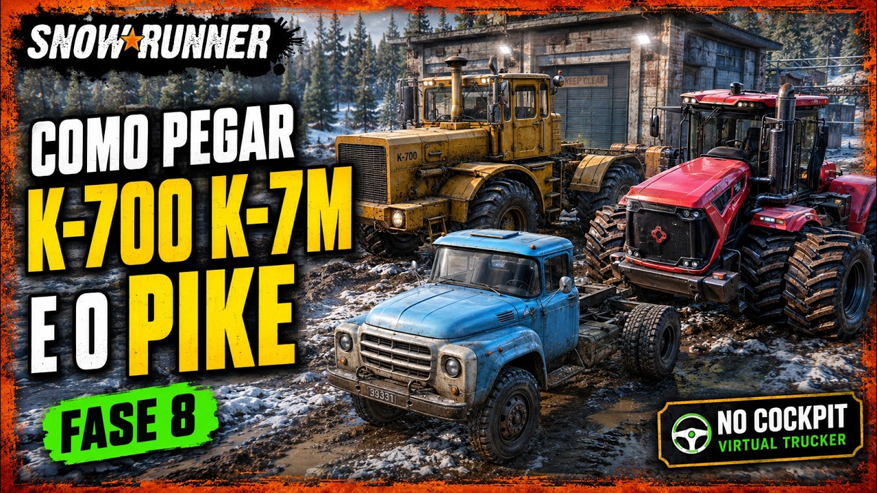SNOWRUNNER | COMO CONSEGUIR OS KIROVETS K-700 KIROVETS K-7M E O STEP 39331 PIKE