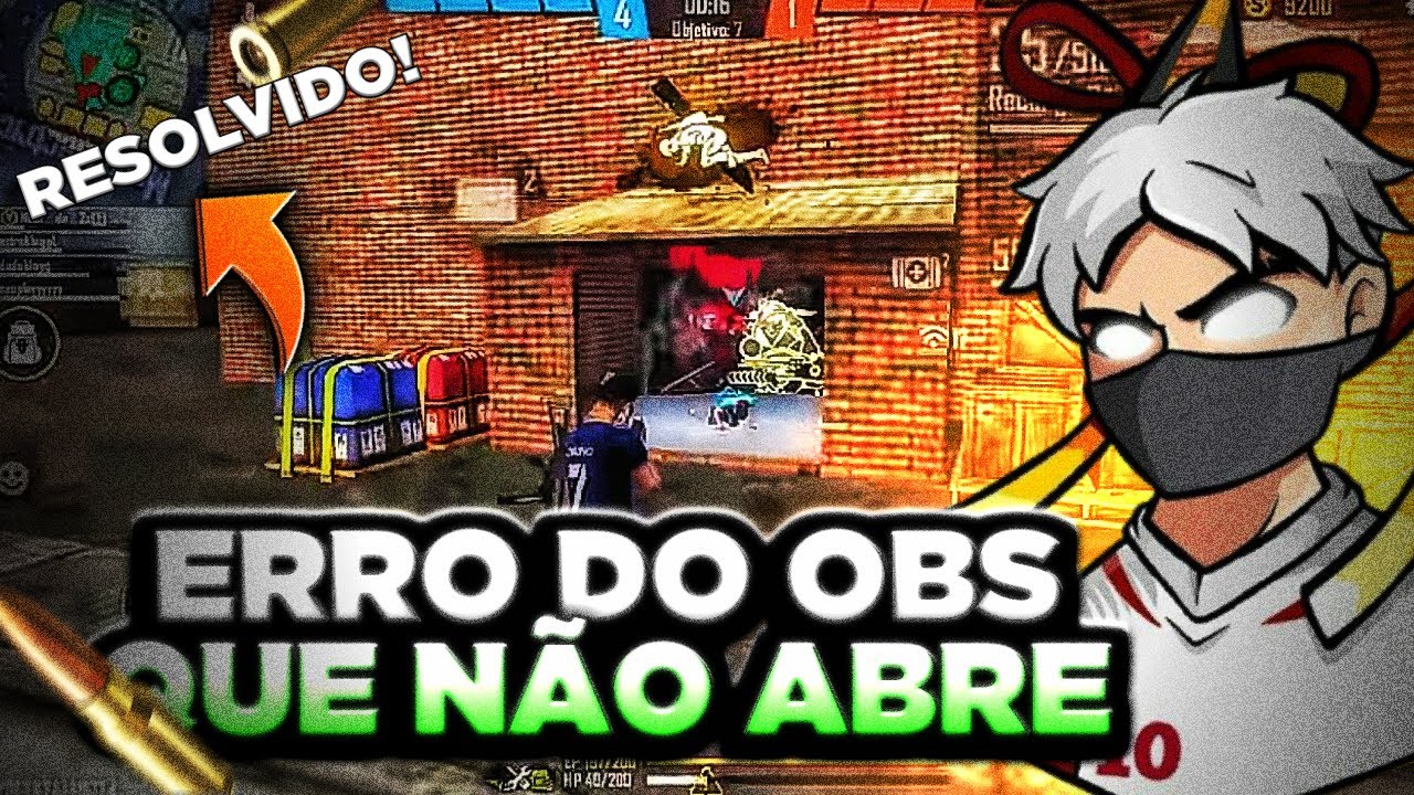 😨COMO RESOLVER O ERRO DO OBS Q N&Atilde;O ABRE !! F&Aacute;CIL E R&Aacute;PIDO ✔