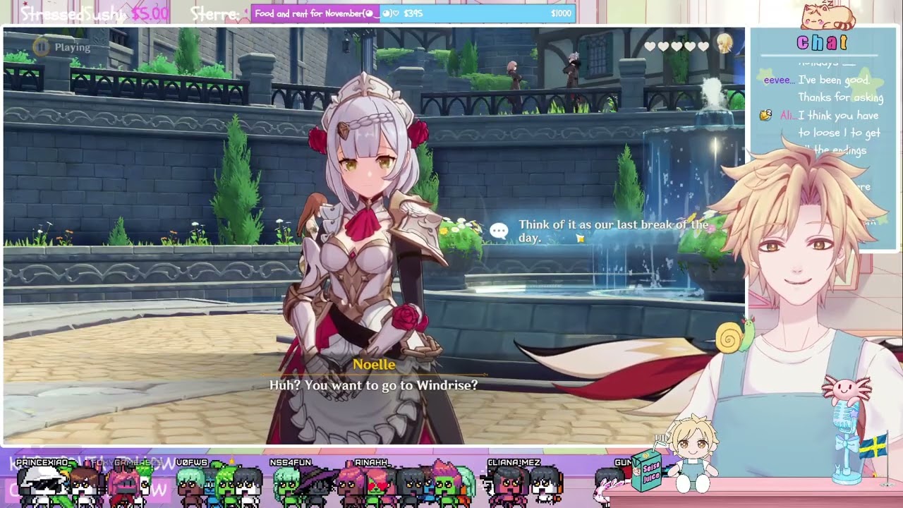 Noelle Hangout AKA.  Yami Shrimps pt. 3