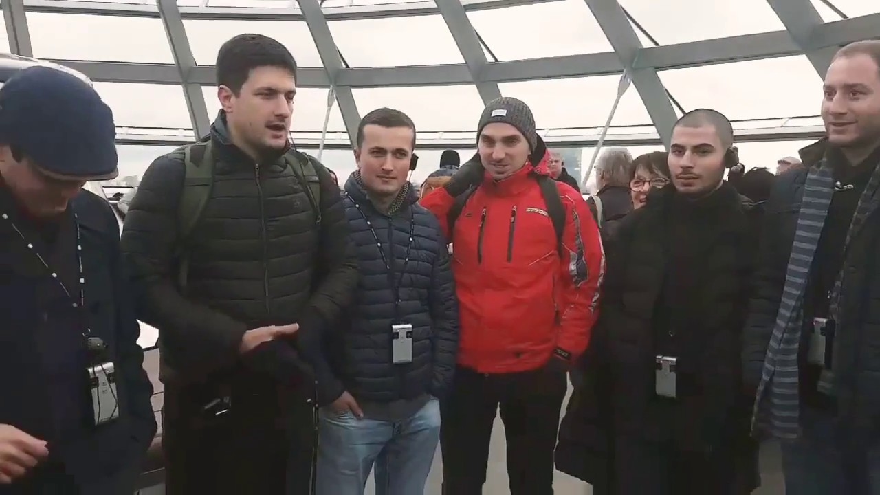 Georgians singing in Germany