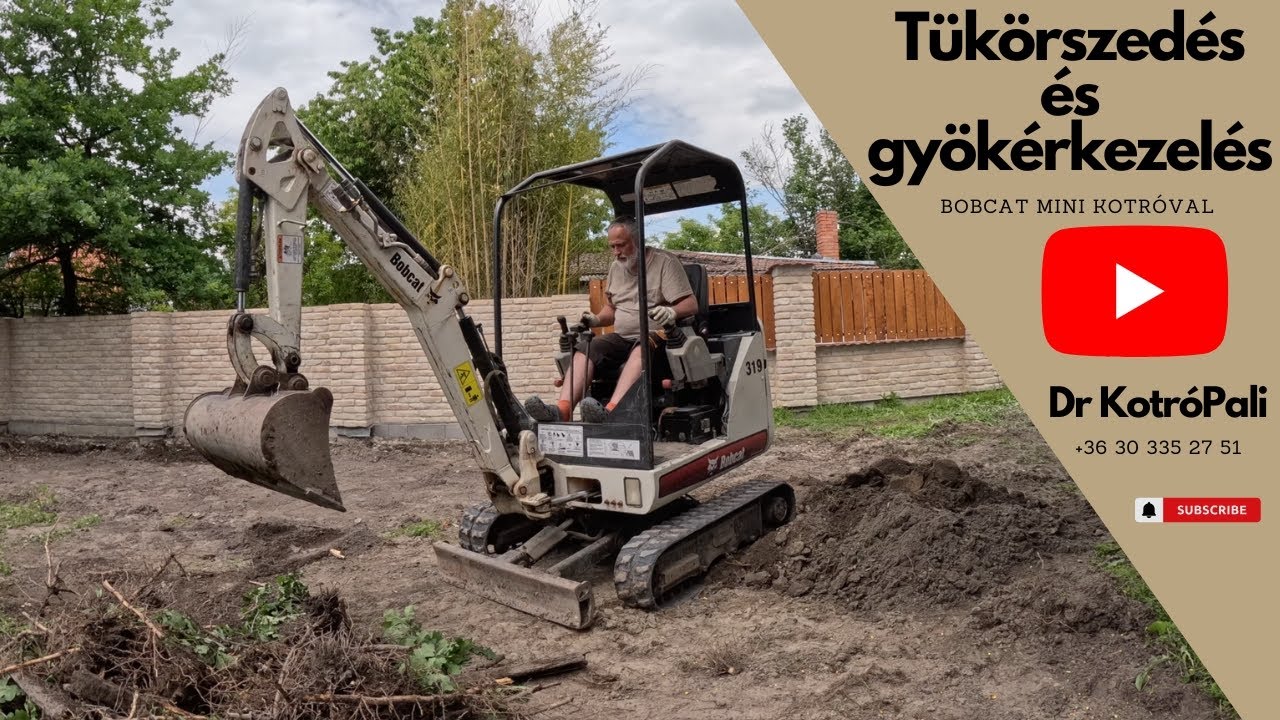 T&uuml;k&ouml;rszed&eacute;s n&eacute;mi gy&ouml;k&eacute;rkezel&eacute;ssel - Bobcat kotr&oacute; (Dr Kotr&oacute;Pali)