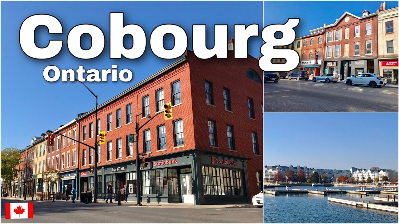 [4K] 🇨🇦 COBOURG | Historic Downtown & Waterfront | Ontario |