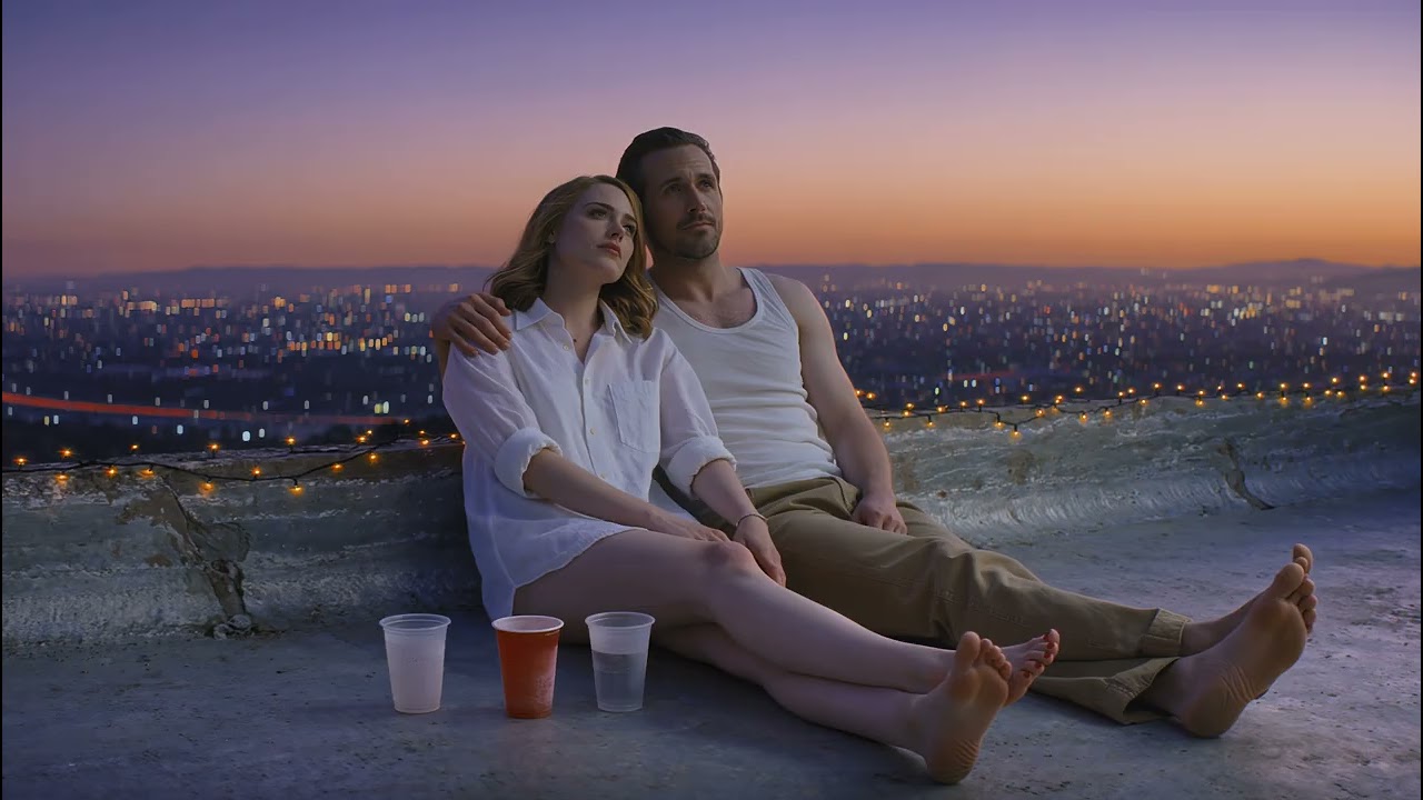 Bare feet on warm concrete
