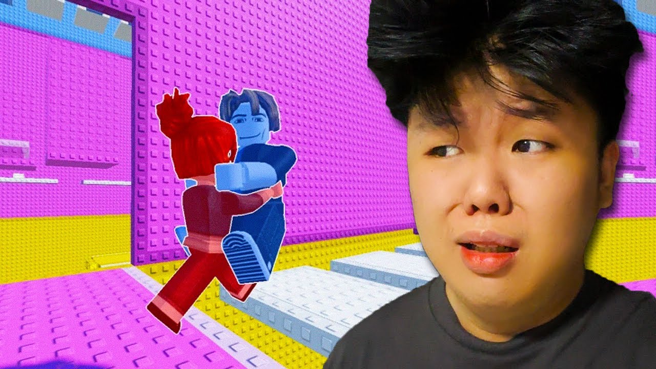 AKU HARUS KABUR DARI BOCIL YANG MAU PELUK AKU!! Roblox Hug Troll Tower
