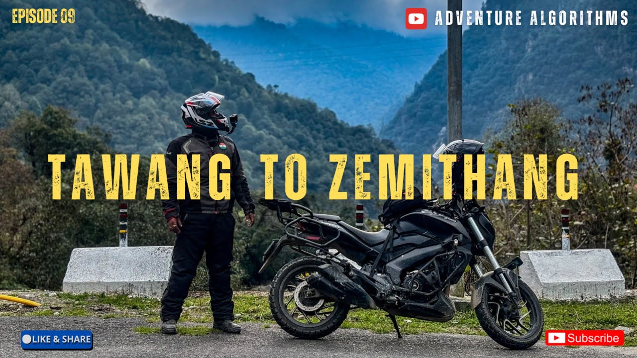 Tawang to Zemithang Valley | Hidden Gem of Arunachal | EP 09 | Kolkata to Arunachal Pradesh | 2024