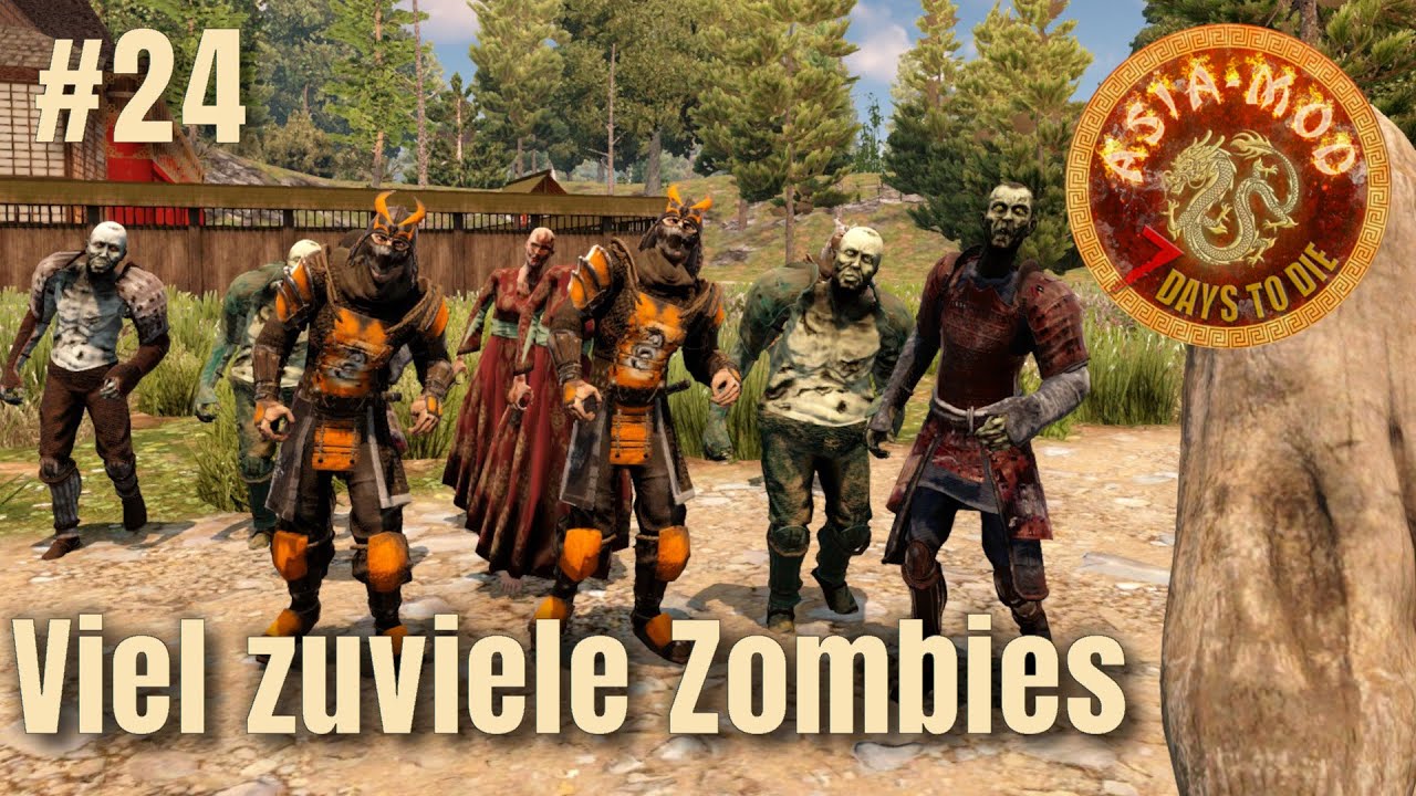 AsiaMod #24:  Viel zuviele Zombies | 7 Days to Die | Linux