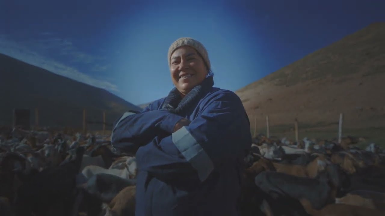 Myriam Pizarro, criancera caprina. Tulahuén, Región de Coquimbo.