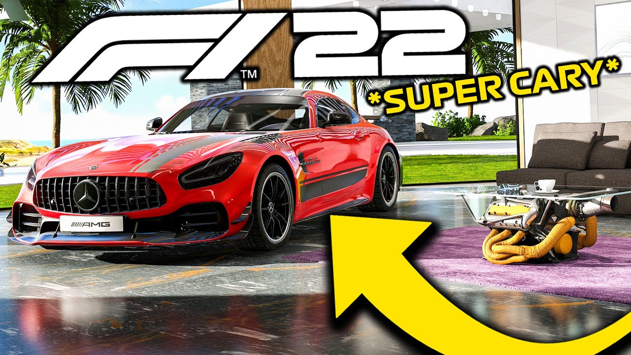 SUPER CARY PIERWSZY RAZ W F1 😱 F1 22 SUPERCARS + F1 LIFE - 4K
