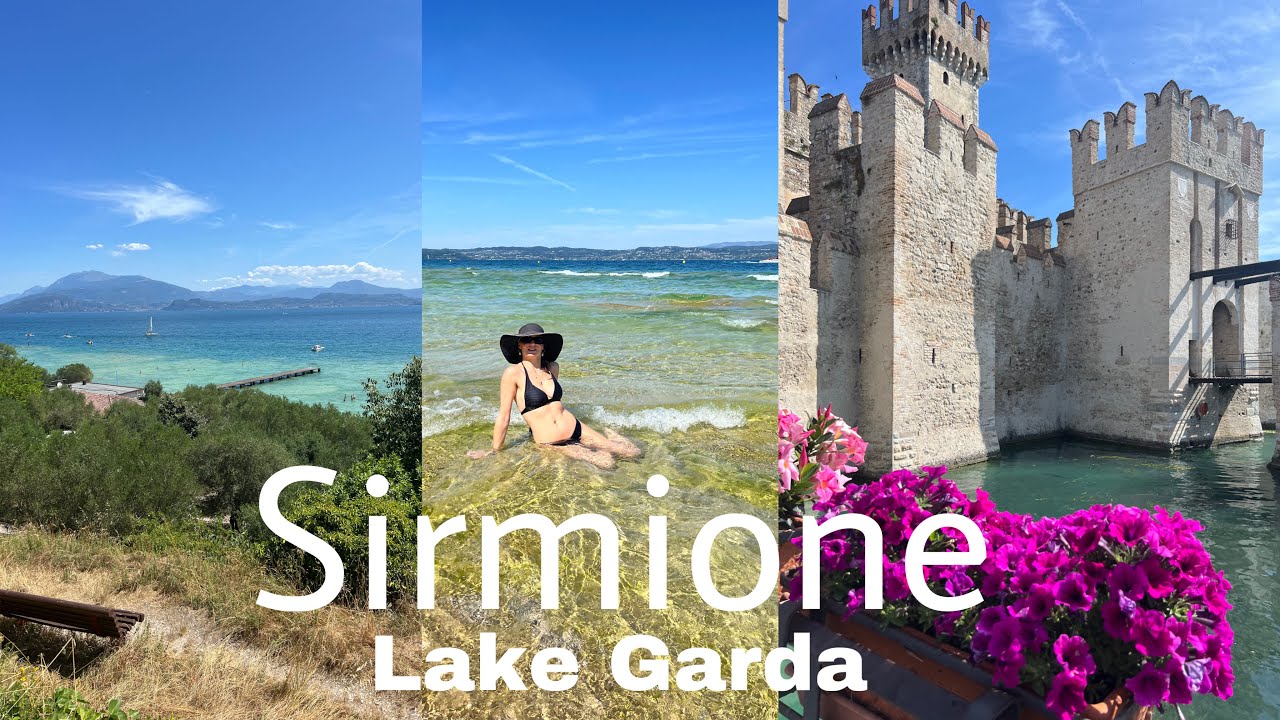 Vlog- Sirmione, najpiękniejsza plaża nad jeziorem Garda