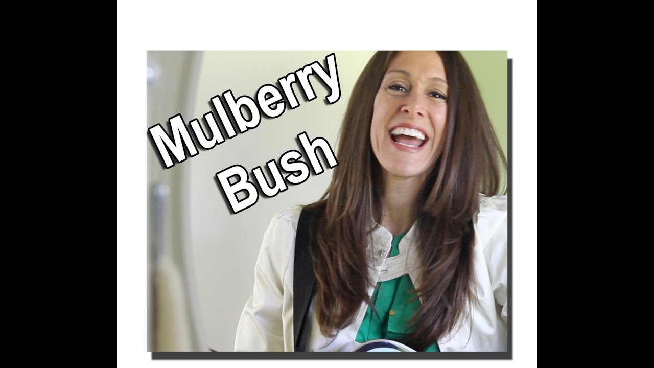 Nursery Rhyme Here We Go Round the Mulberry Bush song for children & kids by Patty Shukla