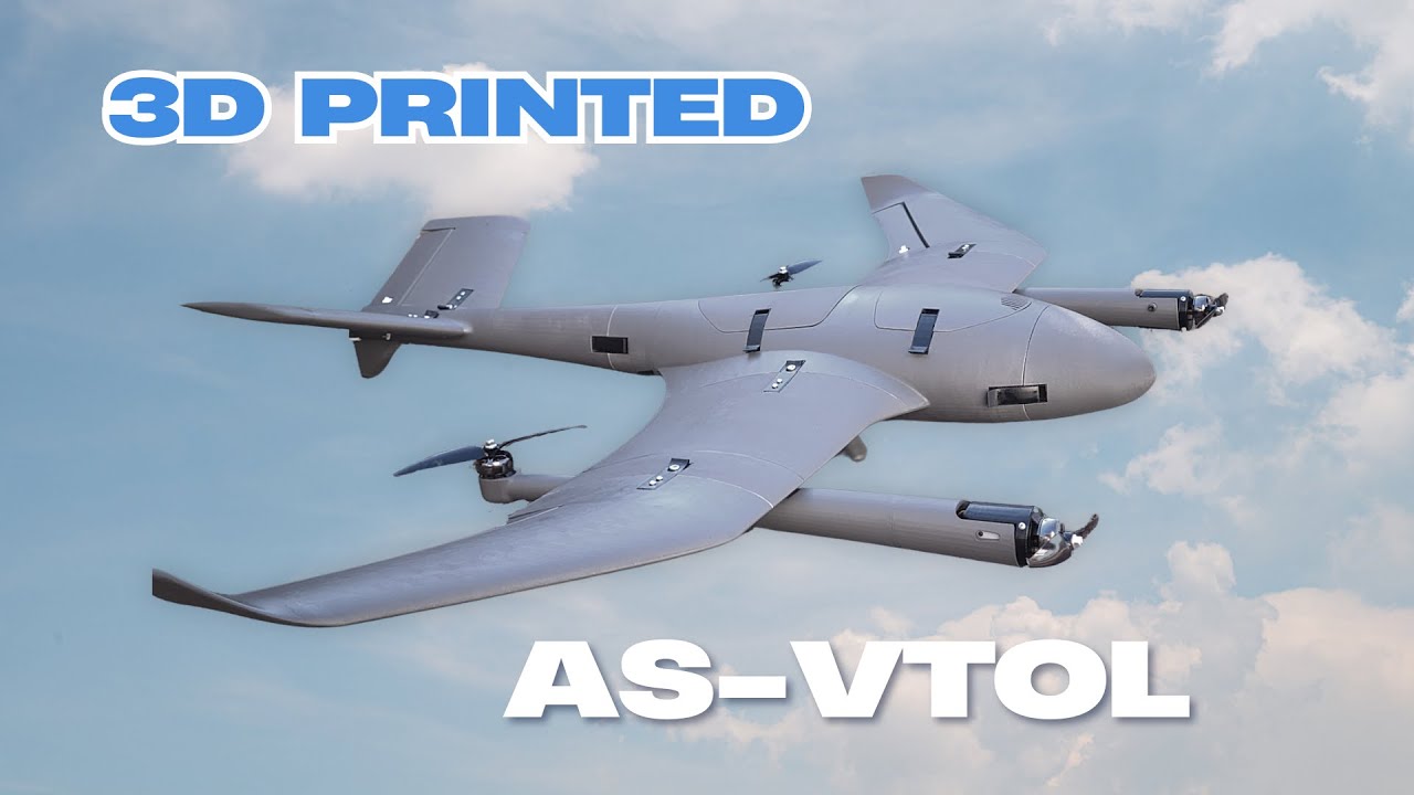3D Printed VTOL | AS-VTOL Build Video