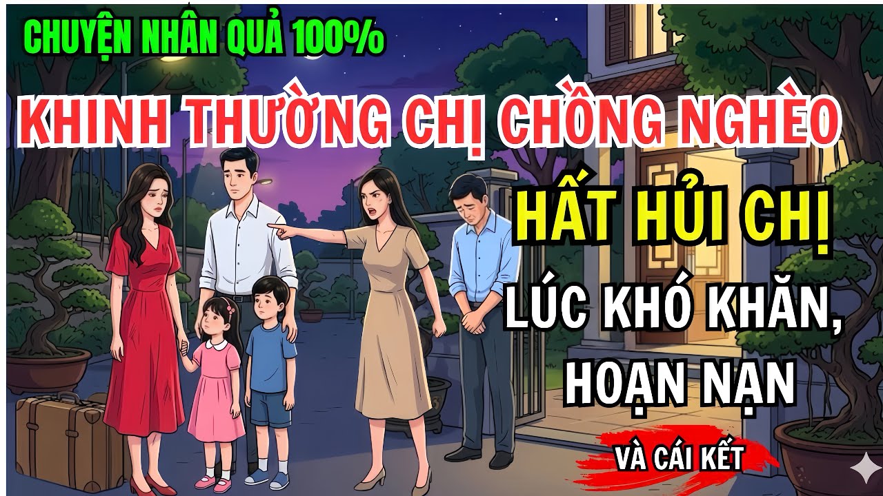 Em Dâu Khinh Thường Gia Đình Chị Chồng Nghèo, Hất Hủi Chị Lúc Hoạn Nạn Và Cái Kết| Chuyện Nhân Quả
