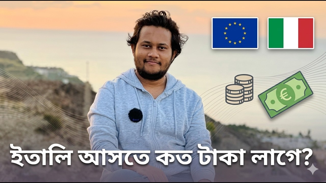 ৭০ হাজার টাকায় ইতালি?🇮🇹 জানুন ইতালি আসার প্রকৃত খরচ! 