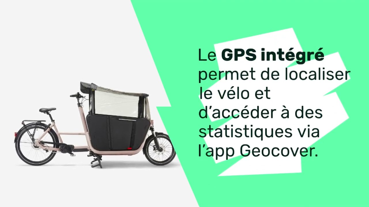 Test et Avis du vélo cargo électrique Btwin F900 E