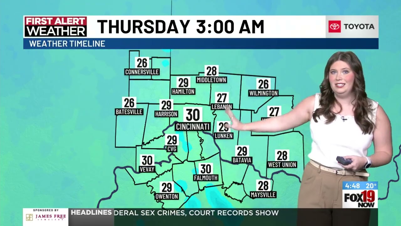 Anna DuVall --FOX19 WXIX 4:30a 12/9 Cincinnati, OH