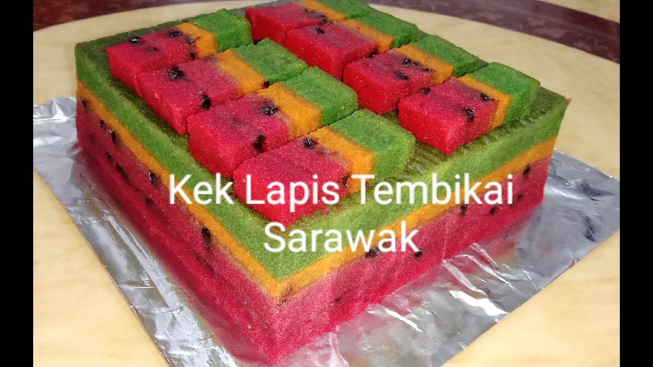 KEK LAPIS TEMBIKAI  moist gebu full video resepi
