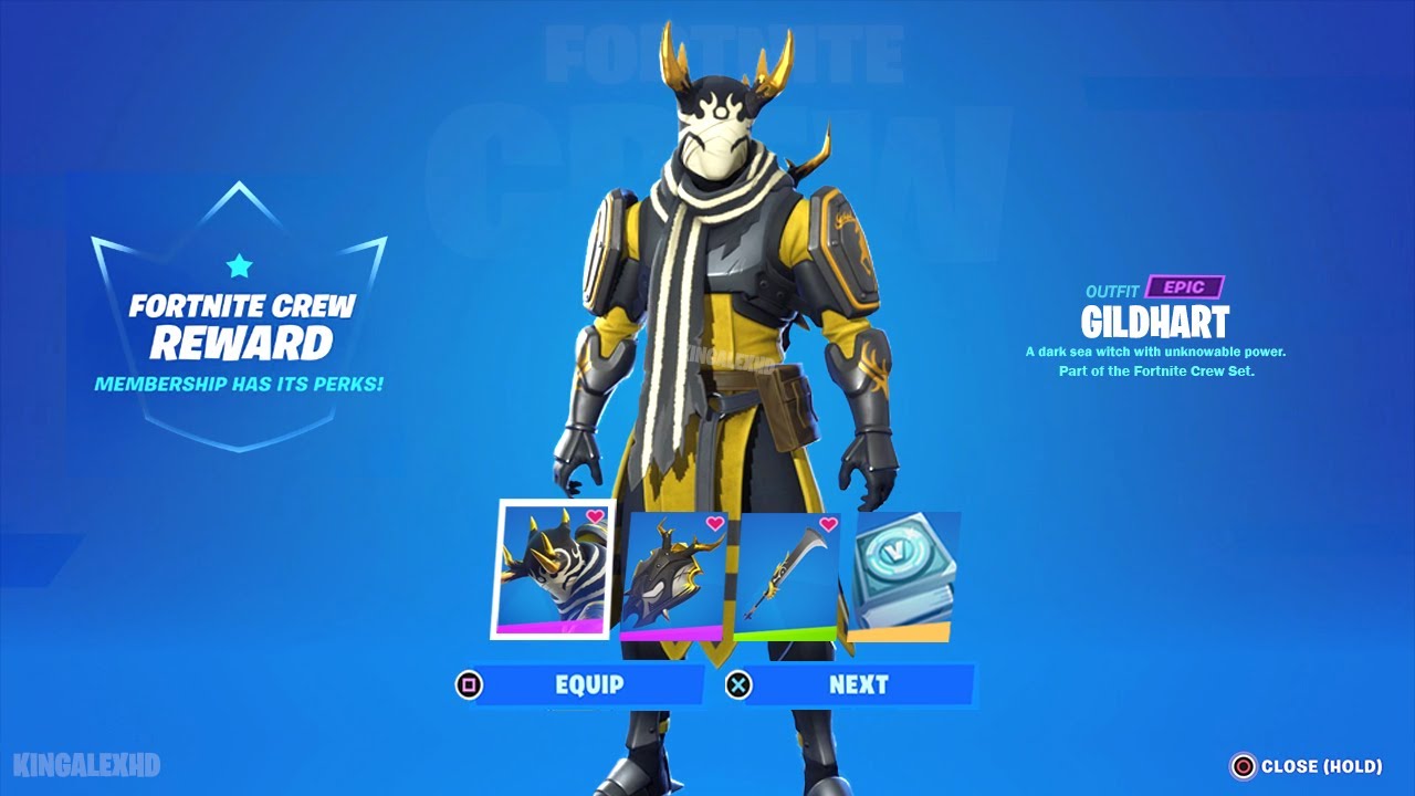 How To Get Gildhart Skin Fortnite Crew Pack FREE! (New January 2022 Crew Pack!)